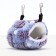 Rodent house, "heart" purple fleece