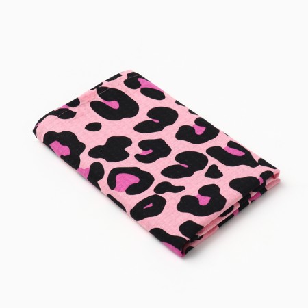 LEOPARD facial towel 45x90 cm, 100% HL, waffle leaf-1