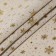 Snowflake flap, 48 × 48 cm, gold color