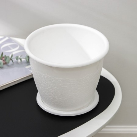 Pot with the Podon "Rosalia" 3.2 l, the color is white-2
