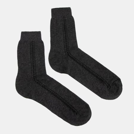 Men's socks collorista, graphite color, size 42 (27 cm)