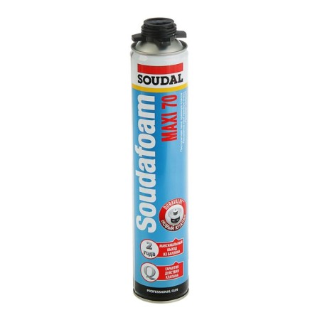 Installation foam Soudal Soudafoam Maxi 70, pistol, summer, up to 70 liters, 870 ml