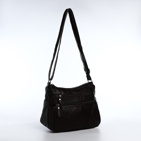 Love bag with lightning, brown color-1