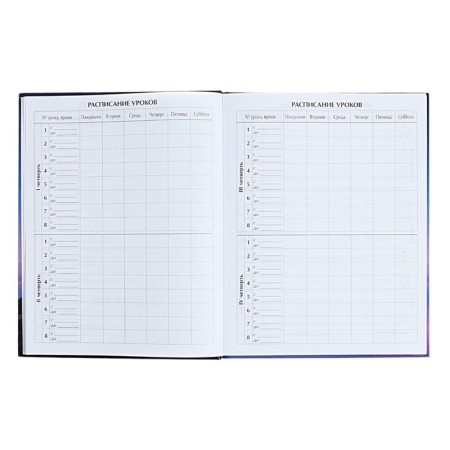 Universal diary for grades 1-11 on the verge, hard cover, matte lamination, selective varnish, 40 sheets-5