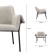 ALINE lounge Capes, 760 × 610 × 750 mm, Shenill, gray-beige color