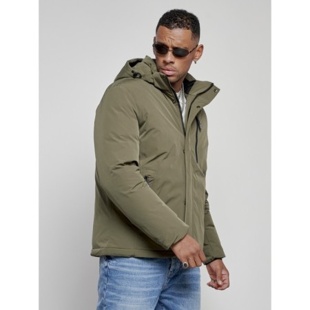 Sports male winter, size 62, khaki color-8