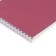 Notepad A5, 40 sheets in a cage on the crest "Bordeaux", cover coated cardboard, v, varnish, OFSET block