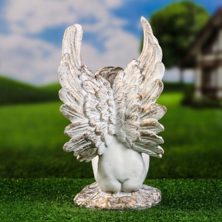 Figure "Angel on Stone" 31cm-6