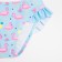 Bathing swimming trunks for girls Minaku with decor, height 68-74 cm