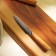 Kitchen Knock Sl Home "Olivia", universal, blade 12.7 cm, Dama steel, brown color