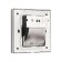 Built-in lamp for the stairs, NL-34, engine engine, 1.5 W, 60 lm, 3000k, black