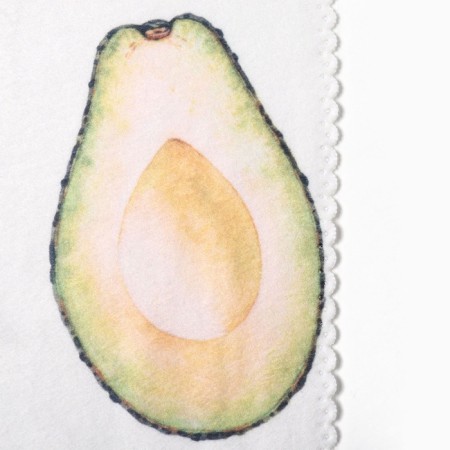 Avocado Plaid "Ethel" 75x100 cm, 100% polyester, fleece 160 g/m2-4
