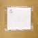 Lace elastic fabric, 190 mm × 2.7 ± 0.5 m, white color