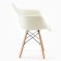 The armchair "Eames" is white