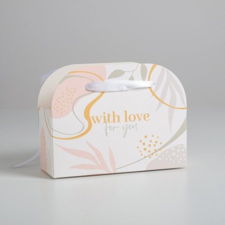 Carriage for flowers folding "With love for you", 17 × 13 × 7 cm-2
