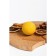 Natural bombing for the bath "Orange-brown", 80 grams