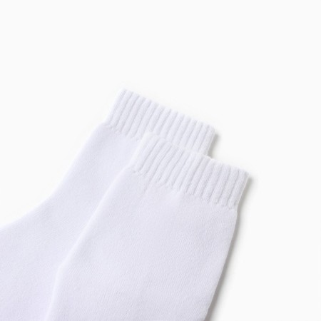 Women's terry socks minku, white color, rr 36-39 (23-25 ​​cm)-1
