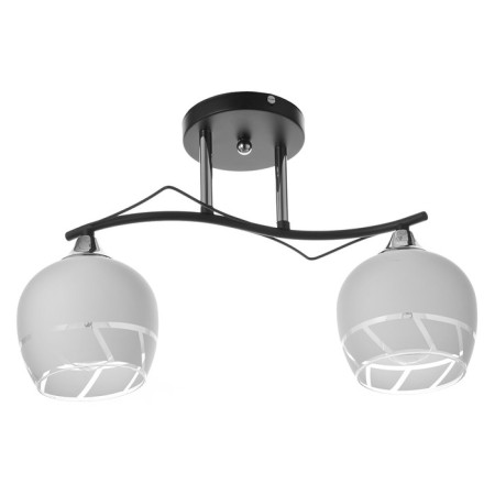 Chandelier gallop "Cascade" 754700 2HE27 black/chrome/white-1