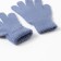 Baby gloves, blue color, river 14