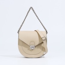Women's bag Textura, messenger, small size, beige color