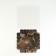 Cookie box, confectionery packaging with PVC lid, “marble”, 15 x 15 x 3 cm