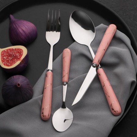 A set of four cutlery “Let every day be bright”, 20 x 14 cm-2