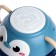 Musical toy "Kid Peningvi", with mobile elements, sound, light, blue color