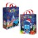 New Year. Gift package, 40x49x19 cm, blue tractor