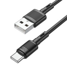 Hoco X83, Type -C cable - USB, 3 A, 1 m, data transfer, PVC, black