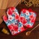 Kitchen set of "rose" dignity 17x17 cm, mittens 25x16 cm, 100% p/e