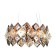 Crystal chandelier with Ambrella Light, Traditional, Tr5185, E14, Gold color