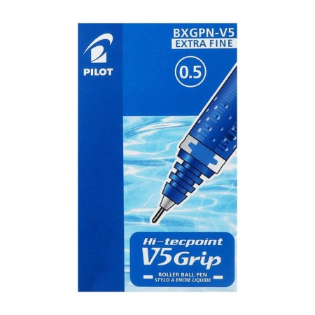 Pen-Pilot Hi-Tecpoint V5 Grip Roller, node is 0.5 mm, blue-3