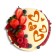 Decoration for the cake "heart", color gold