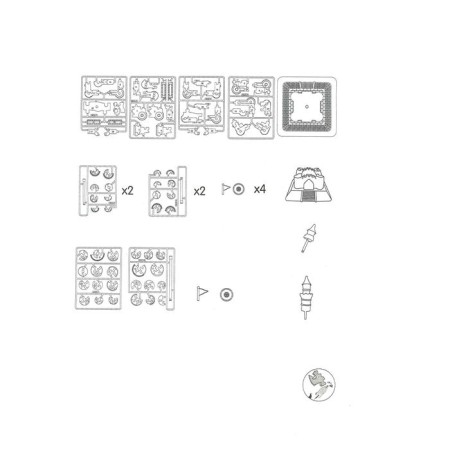 Puzzle 3D crystalline, “Fairytale Castle”, 105 parts, light and sound effects, works from batteries-1