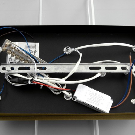 Kvorum chandelier LED 40W 3000-6000K gold 50x50x10cm-9