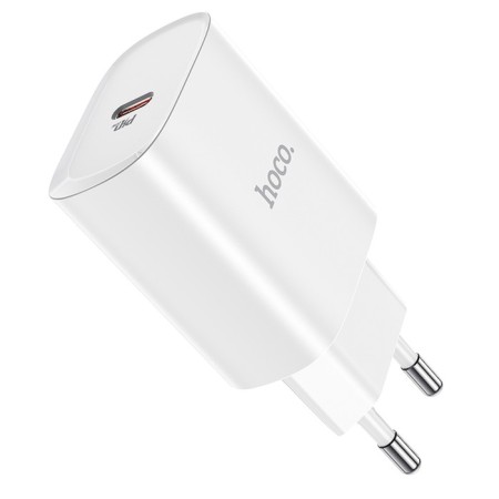 The network charger Hoco N14, Type-C PD 20 W, 3 A, white-4