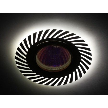 Lamp built -in era DK LD39, IP20, 50W, 95x25 mm, 4000k, white/chrome color-1