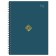 Note book A6, 120 sheets in a cage on the rowing "Monocolor/Classic", a solid cover, matte lamination, foil embossing, mix