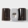 Holder for toothbrushes with a toothpaste squeezer, a glass 2 pcs, 20 × 10.2 × 6.2 cm, the color is gray