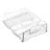 Lender box for stationery, 207 x 160 x 55mm, transparent