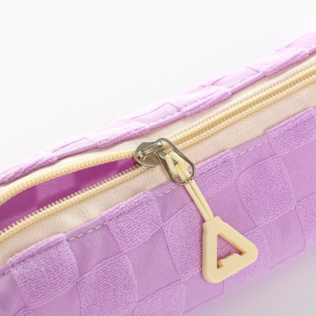 School backpack, set 2 in 1,+ pencil case in a cage, 40x28x13 cm, lilac color-3