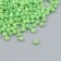Glass beads 6/0 "green mint" bright 450 g
