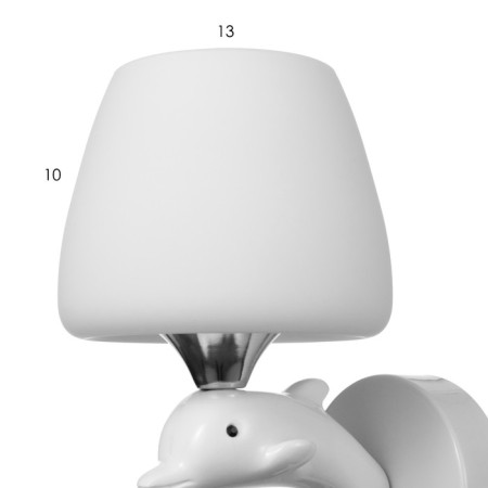 Bra 2492/1 E27 40W Belo-chromium 12x22 cm-3