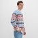 New Year. Knitted jumper KAFTAN Scandinavia size 46, blue