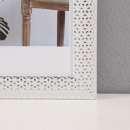 Photo frame plastic 30x40 cm "Silver Crystals" white 1.3x34.4x44.4 cm-1