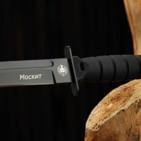 Tourist knife "Mosquito" steel - 420, handle - wood, 12 cm-2