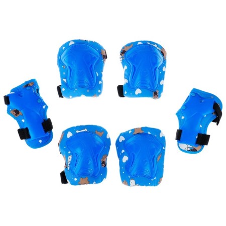 Protection Children's Protection: knee pads, so -bobs, wrist protection, p. M, blue color