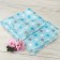 Supply with a zipper, size 112 × 147 cm, blue, calico