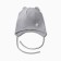 Hat double for girls, color gray melange, size 46-50