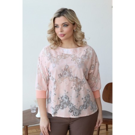 Female jumper, size 56, peach color-4